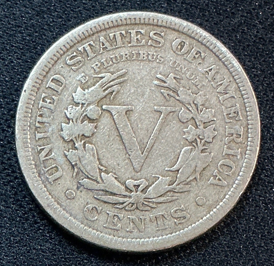 1910 Liberty Nickel, Very Good Circulated Coin, Store #NL910