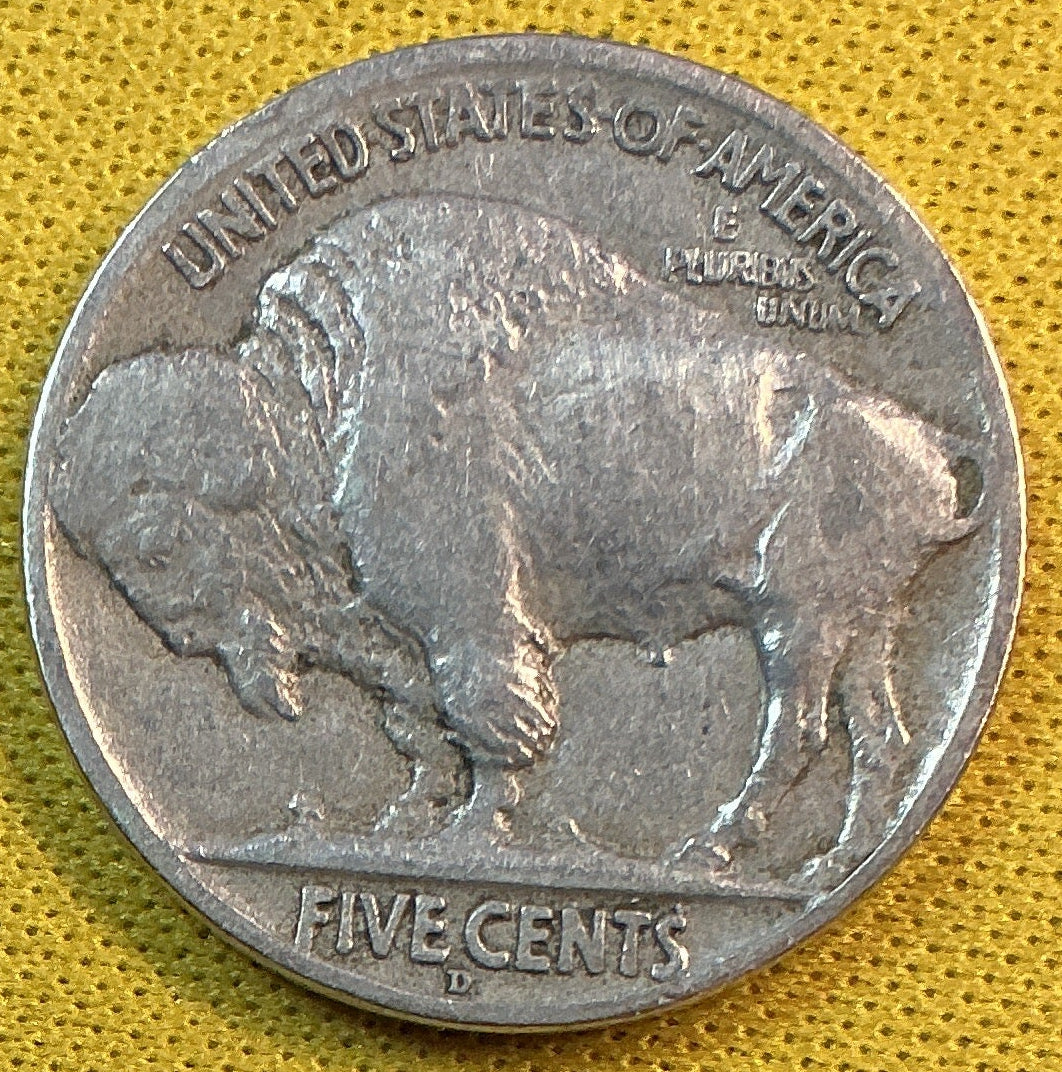 1917-D Buffalo Nickel, Fine Circulated Coin, Store #NL987
