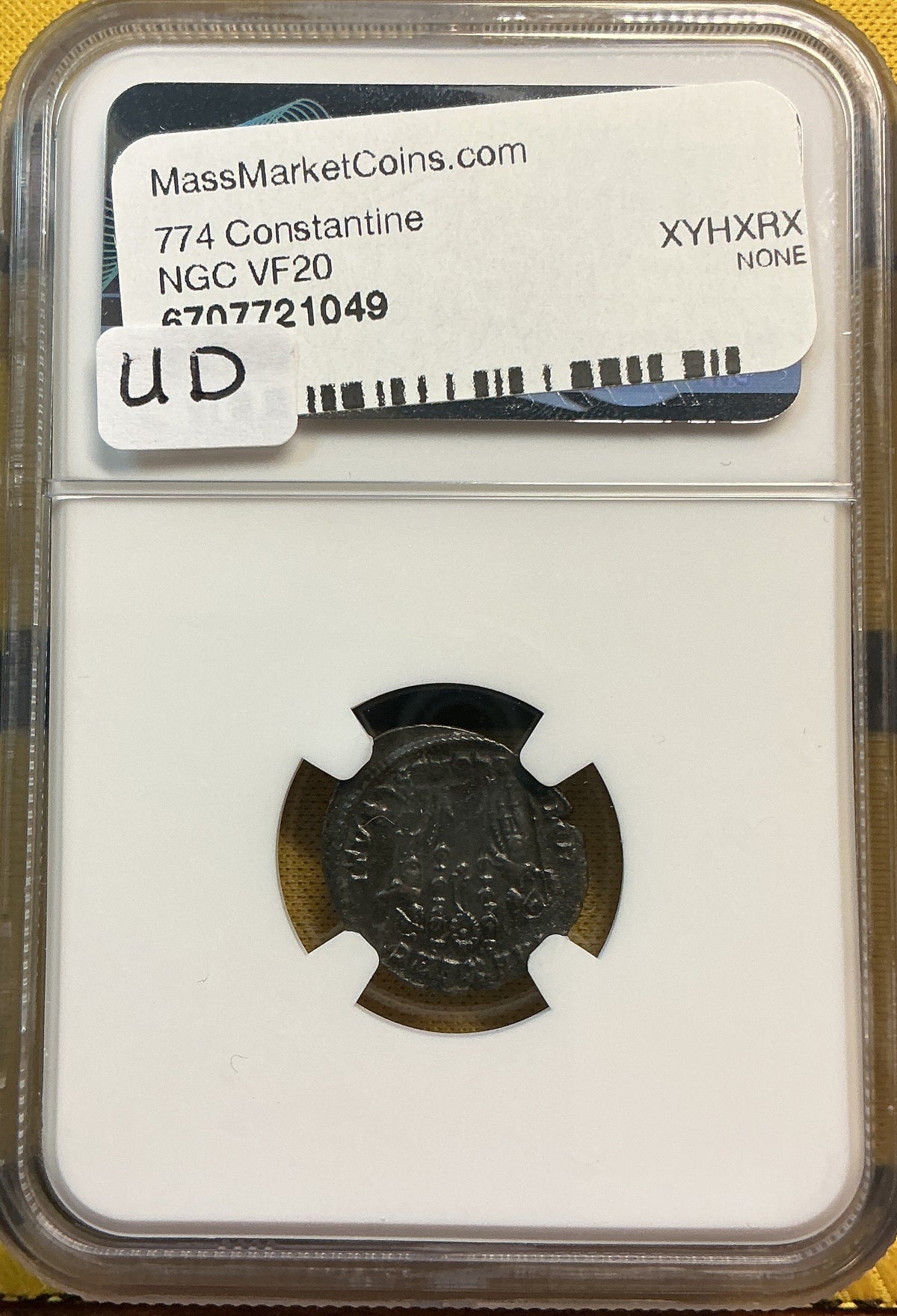 Ancient Coinage, VF, Roman Empire, Constantine II, AE3/4 (BI Nummus), AD 337-340, Store #AT0057
