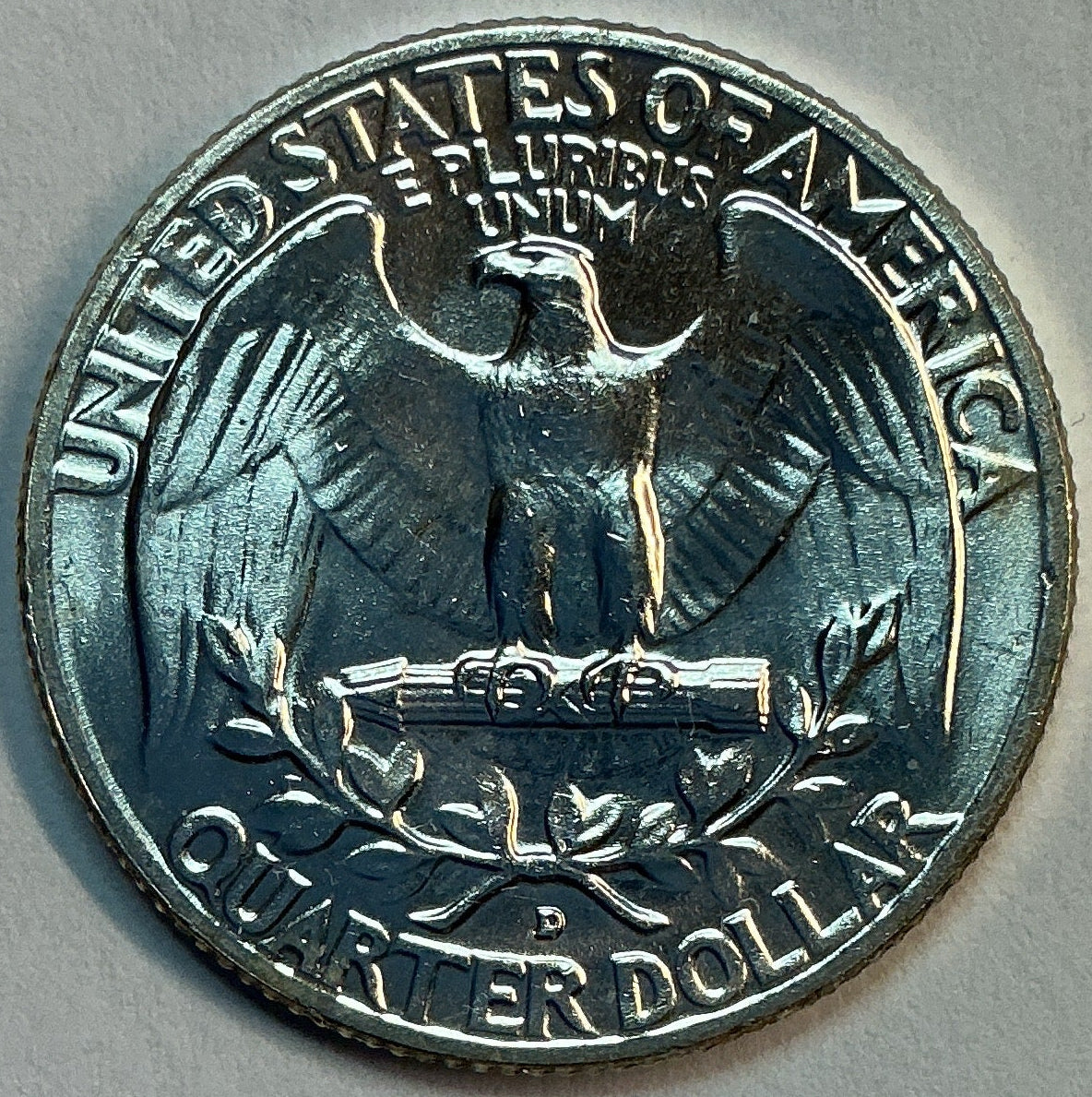1956-D Washington Silver Quarter, Uncirculated Coin, Store #QR1775