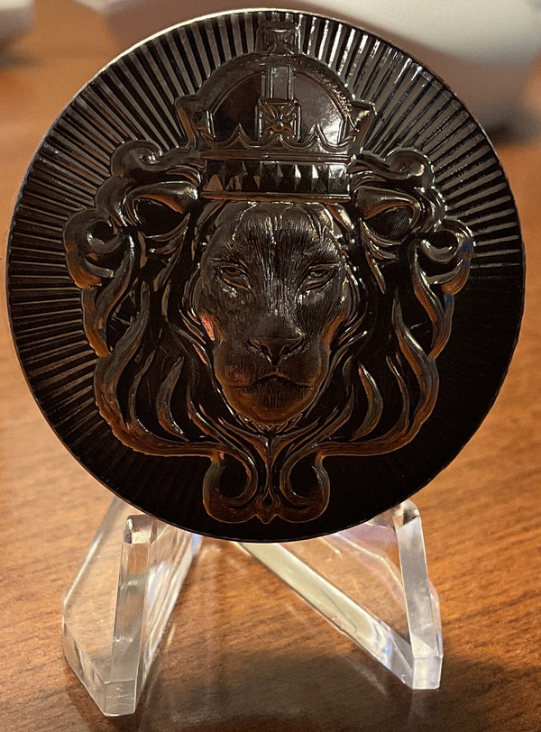 .999 silver, 5 Troy Ounce, Stacker Round, Store #SR068