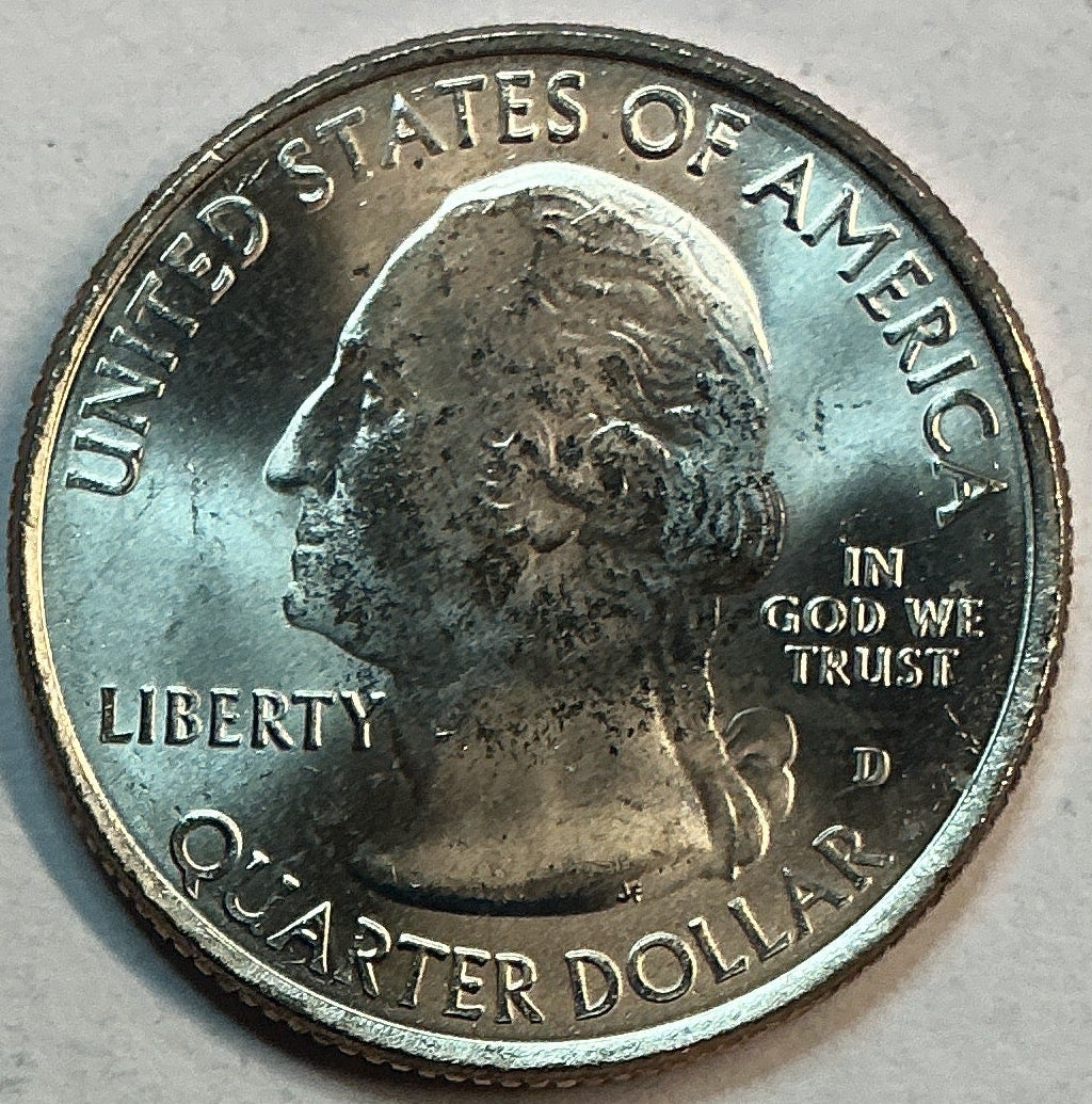 2011-D Brillant Uncirculated, Gettysburg National Park, Pennsylvania, Washington Quarter