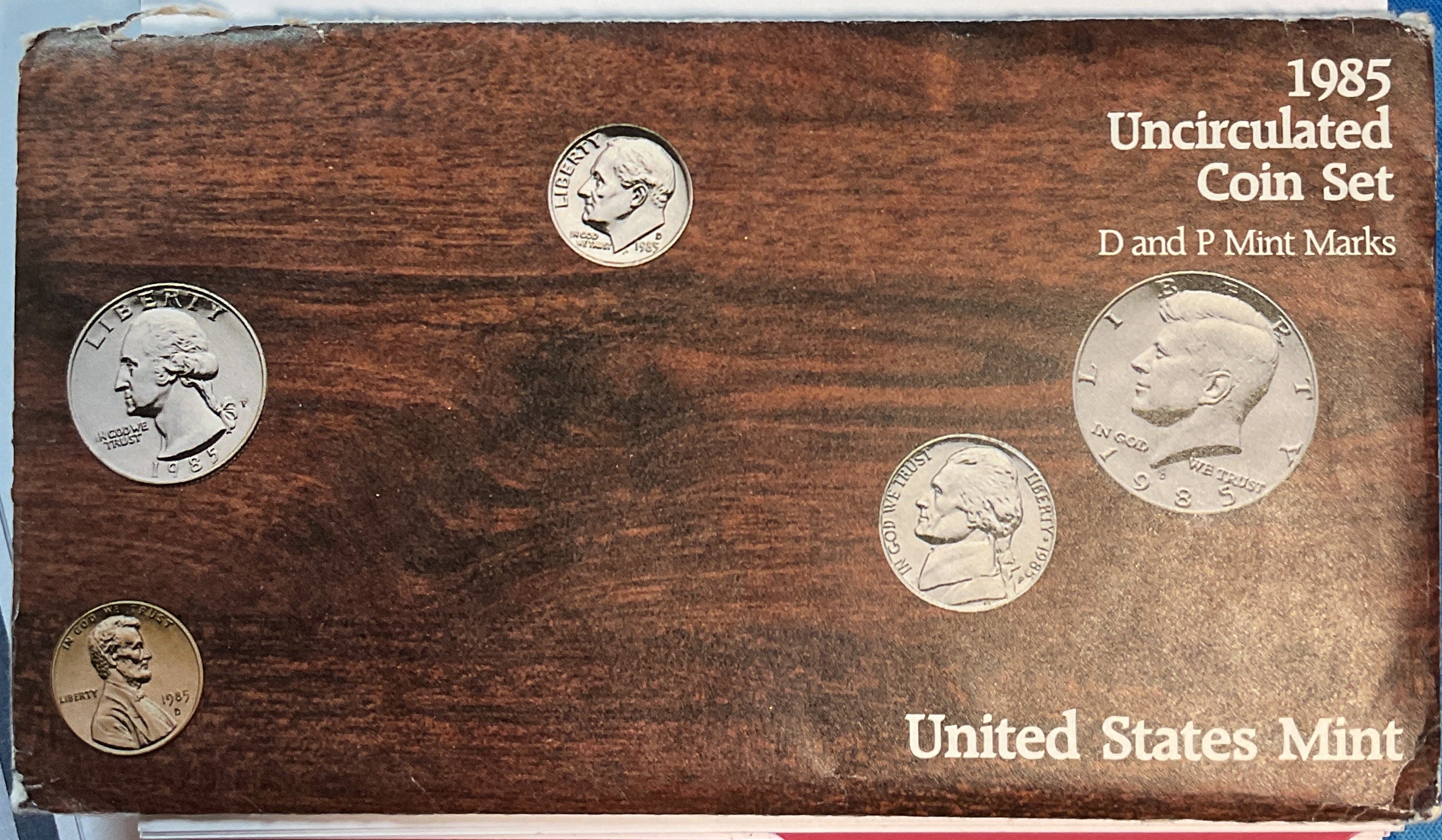 1985 United States Uncirculated 12-Coin Mint Set