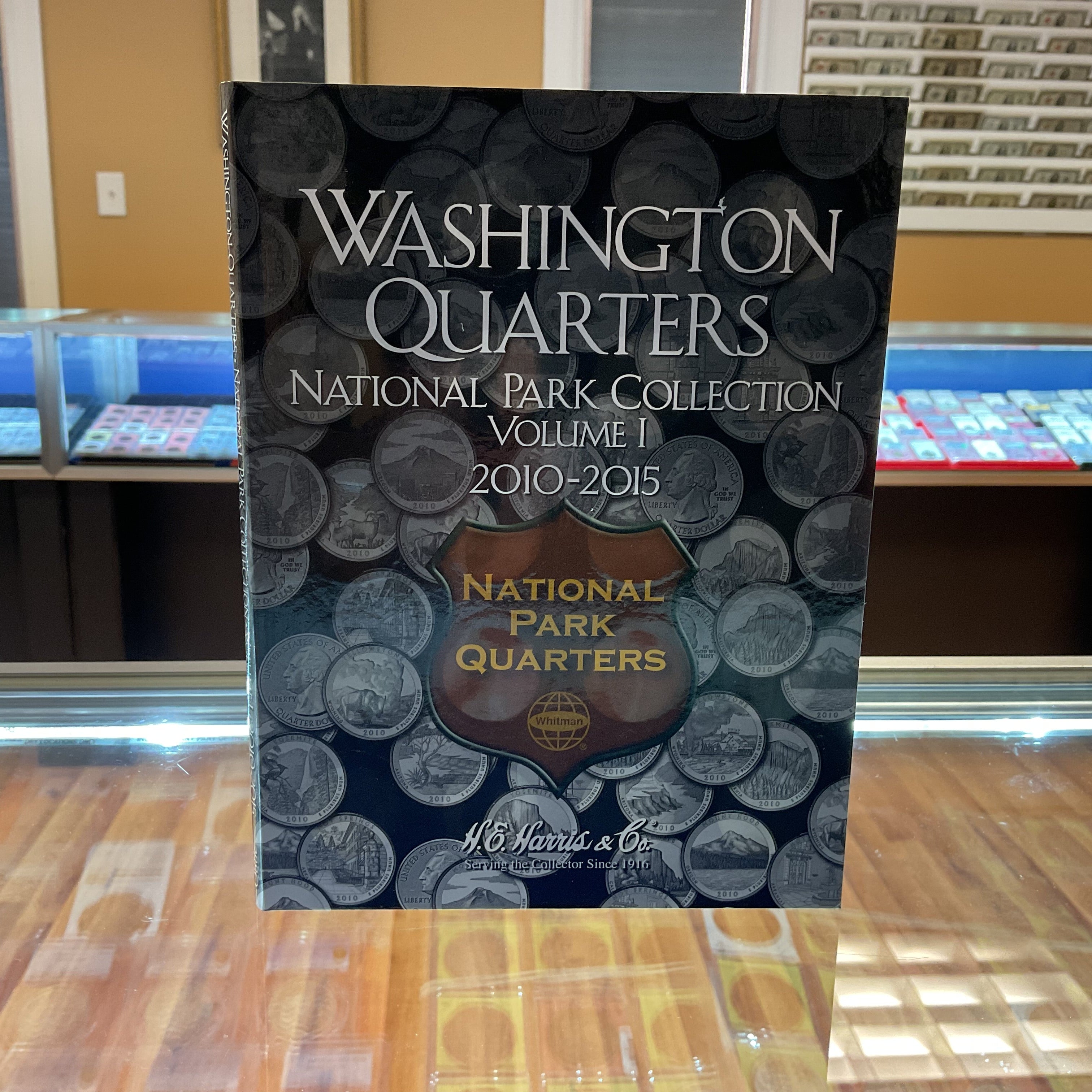 Washington Quarters, National Park Collection, Harris Coin Folder, Volume One, Collections 2010-2015