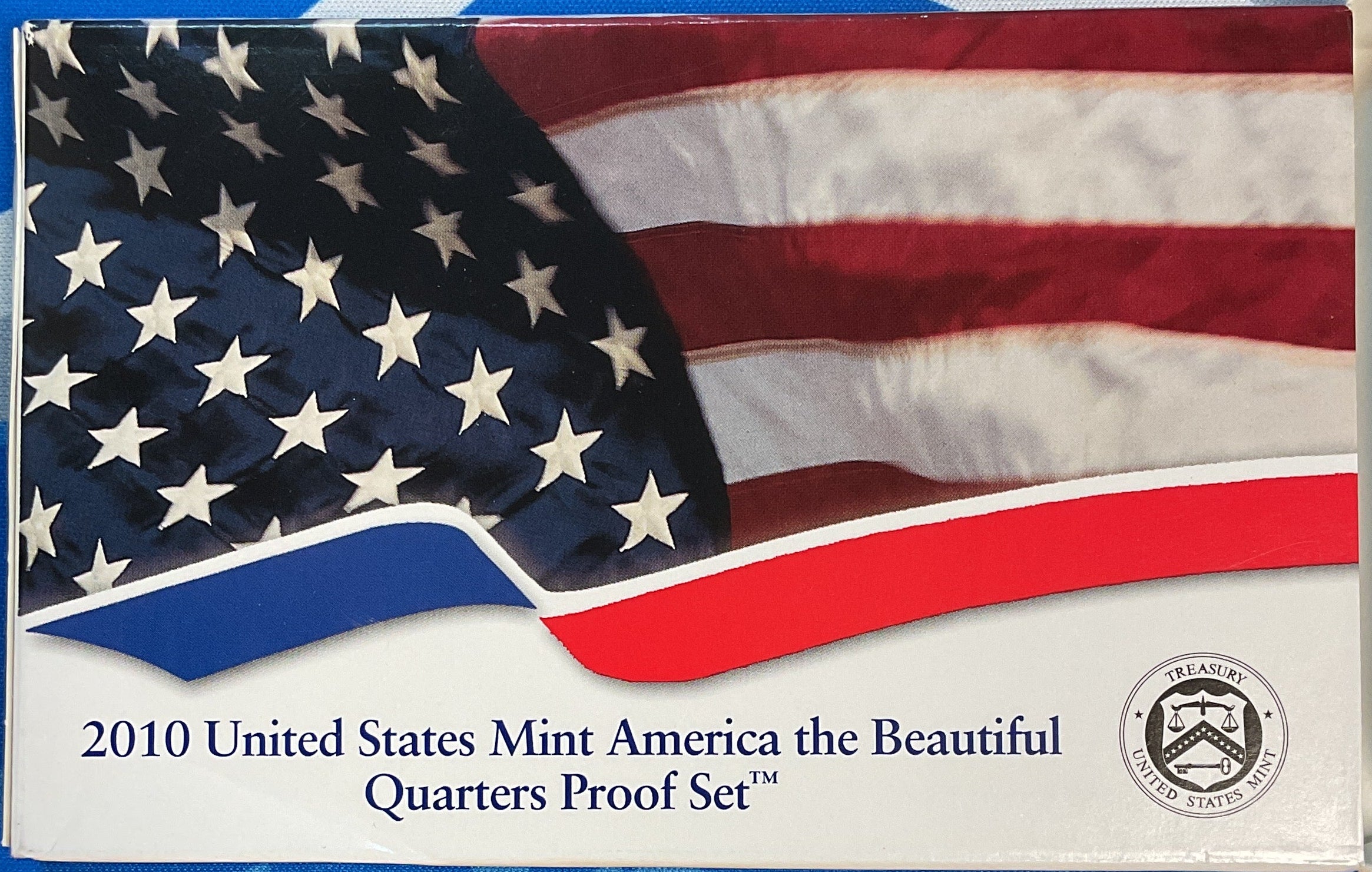 2010 U.S. Mint America the Beautiful Quarters Proof Set, in Original Government Packaging.