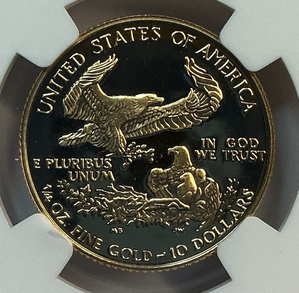 1991-P $10, Proof Gold American Eagle Coin, 1/4 OZT, NGC PF 69, Store #GMC273