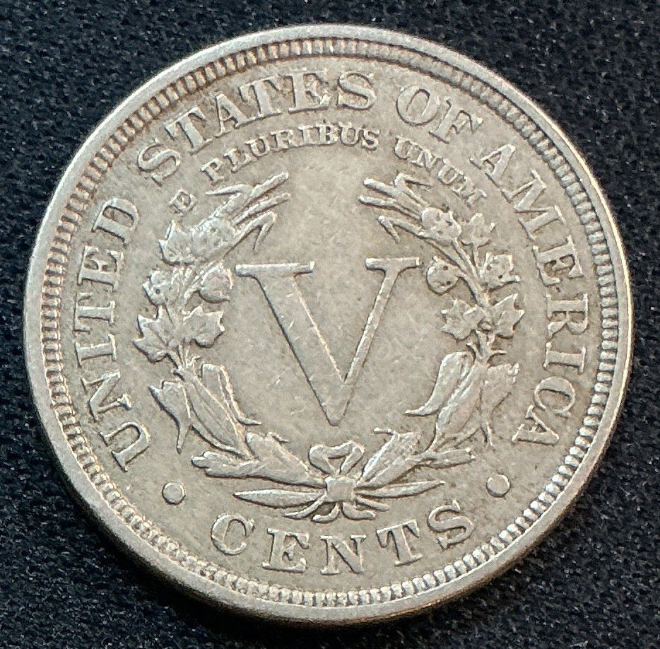 1911 Liberty Nickel, Fine Circulated Coin, Store #NL913