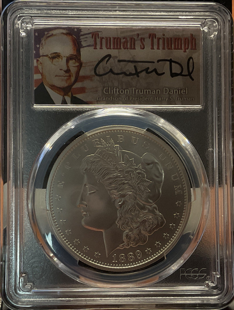.999 silver, 1 Troy Ounce, 2023 Fiji Privy Morgan Ag, PCGS MS-70, Store