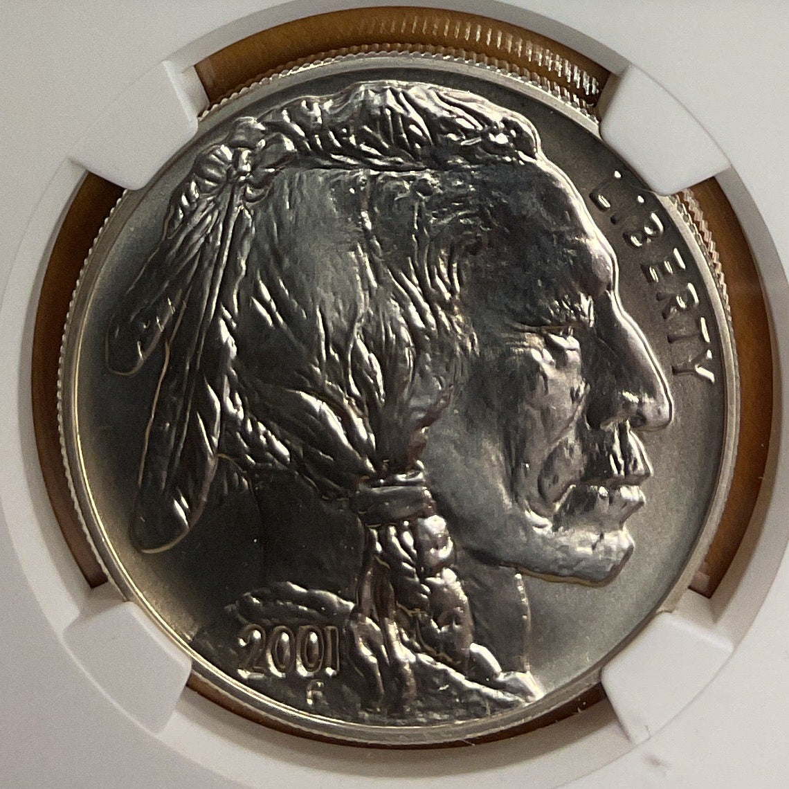 2001-D Buffalo Dollar, NGC MS-69, Store #GMC385