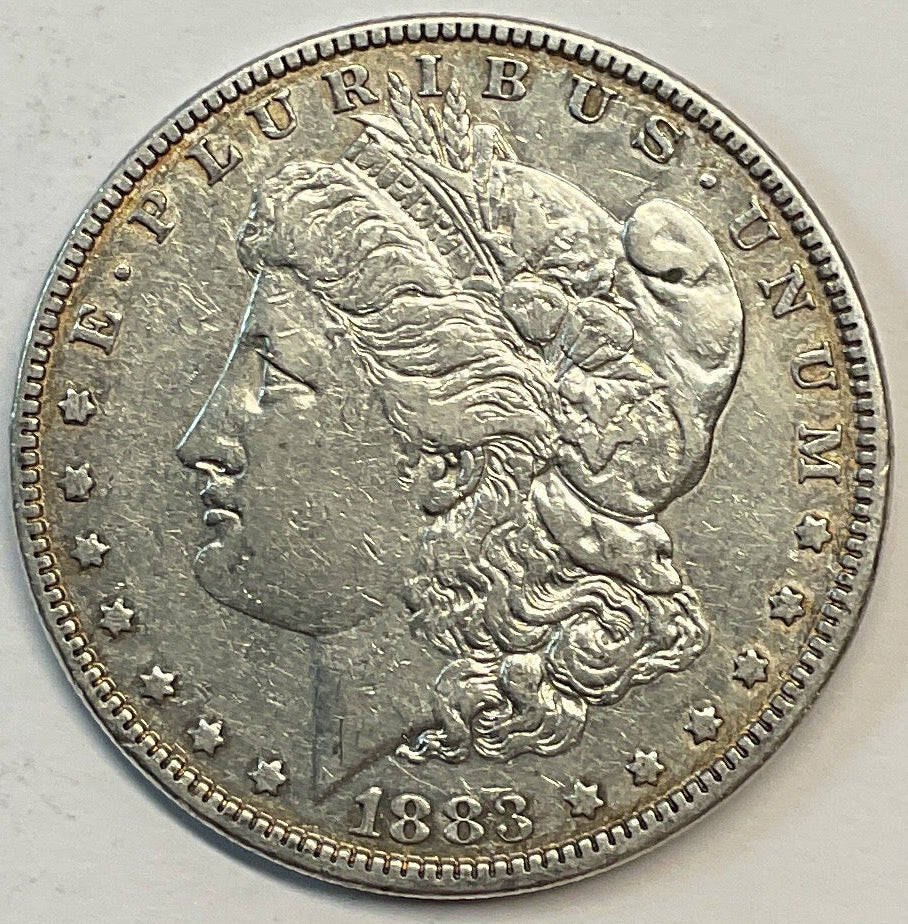 1883 Morgan Dollar, Extra Fine Circulated Coin, Store #DR0863
