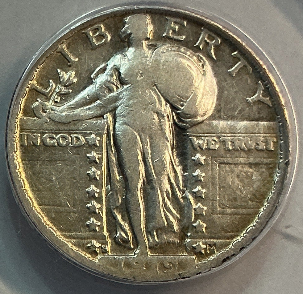 1919-S Standing Liberty Quarter, ANACS F-15, Store #QR1611