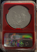 .999 Silver, 1 Troy Ounce, 2016(W) American Silver Eagle, NGC MS-70, Store