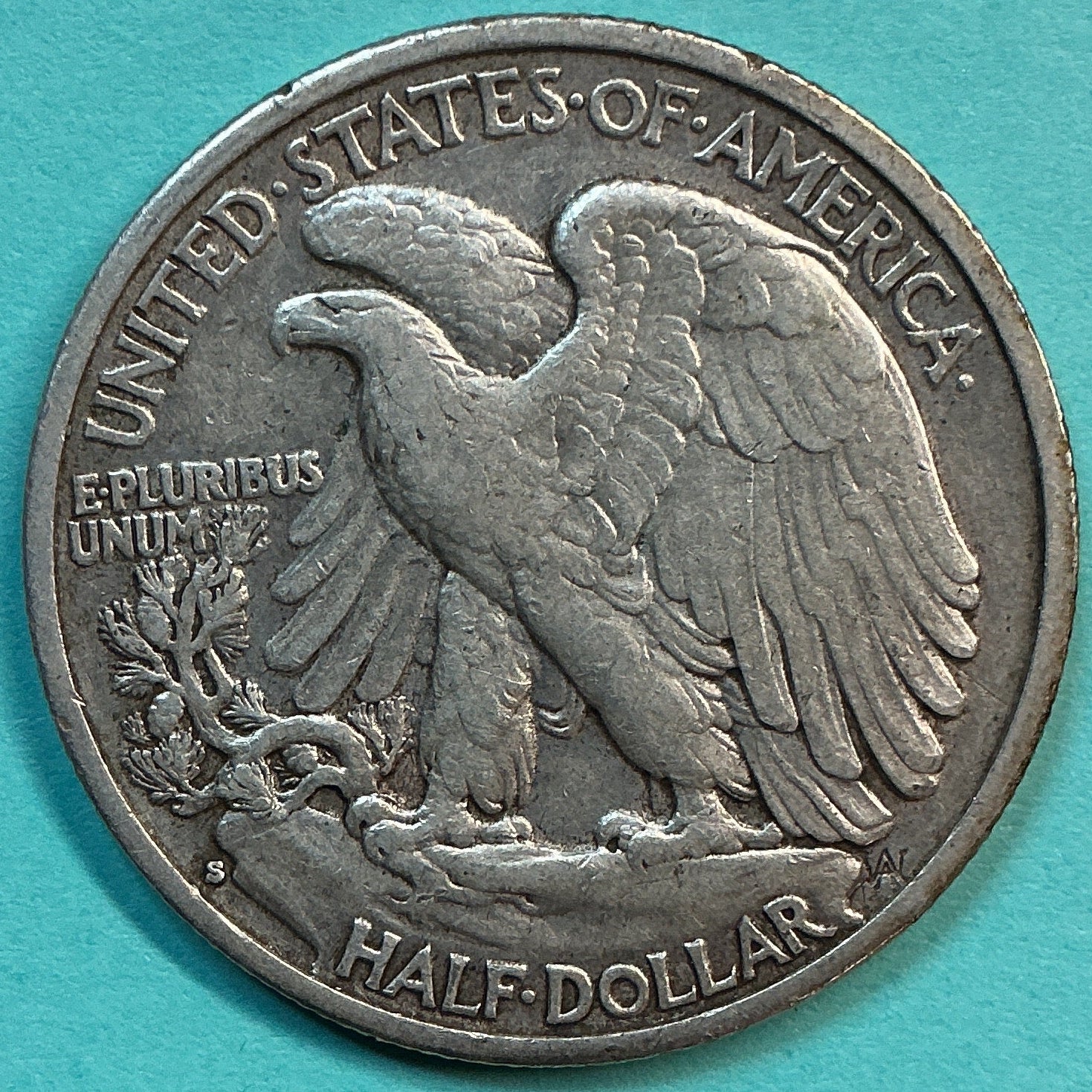 1935-S Walking Liberty Half Dollar, Extra Fine Circulated Coin, Store #HR1426