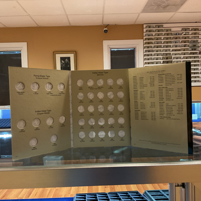 Flying Eagle and Indian Head Cents, Whitman Coin Folder, Collections 1857-1909