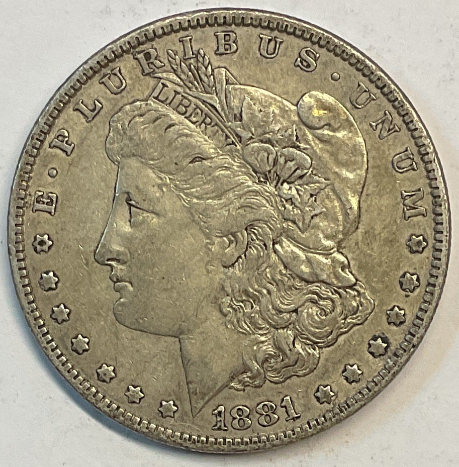1881 Morgan Dollar, Very Fine Circulated Coin, Store #DR0856