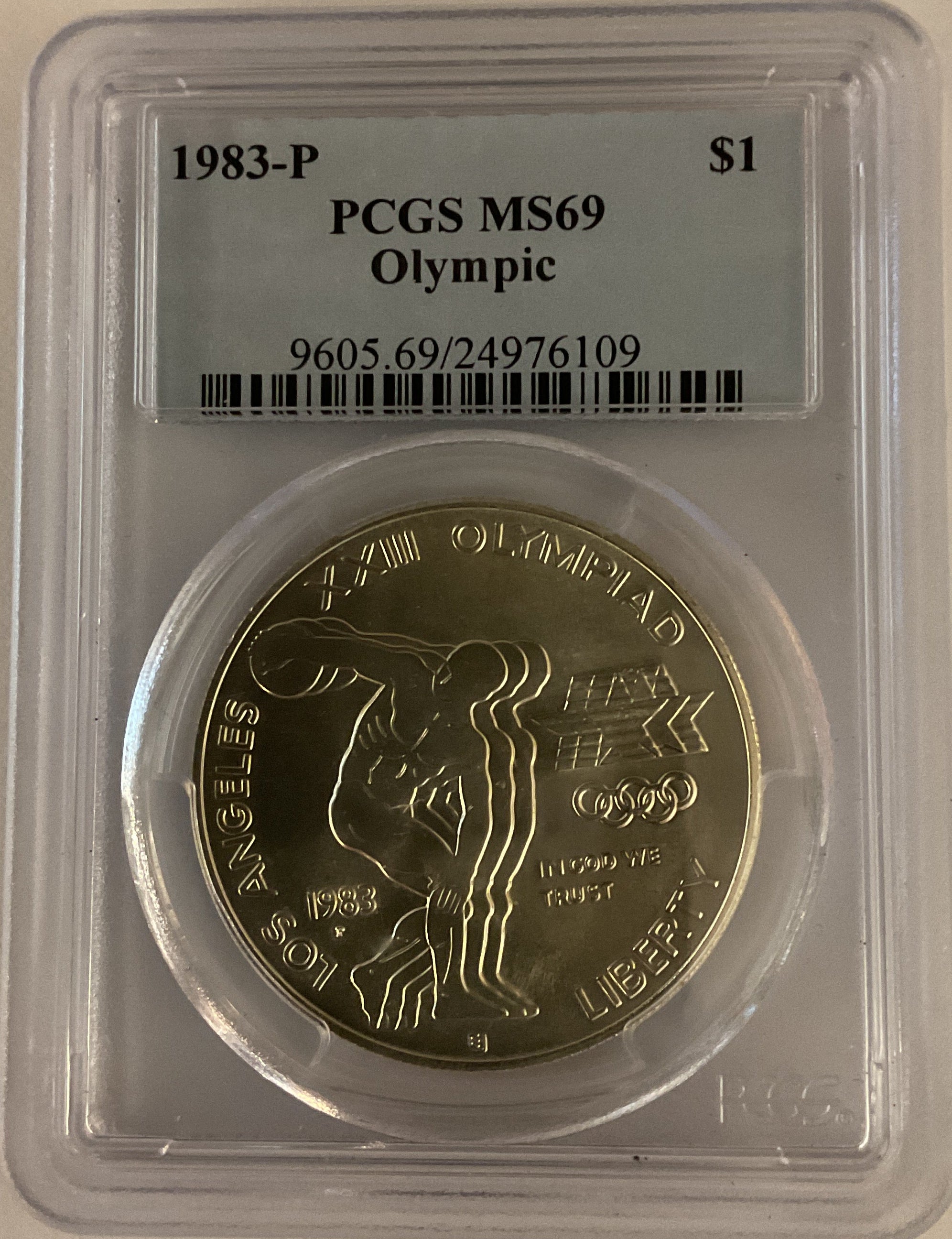 1983 Olympic, PCGS MS69, Store #GMC420