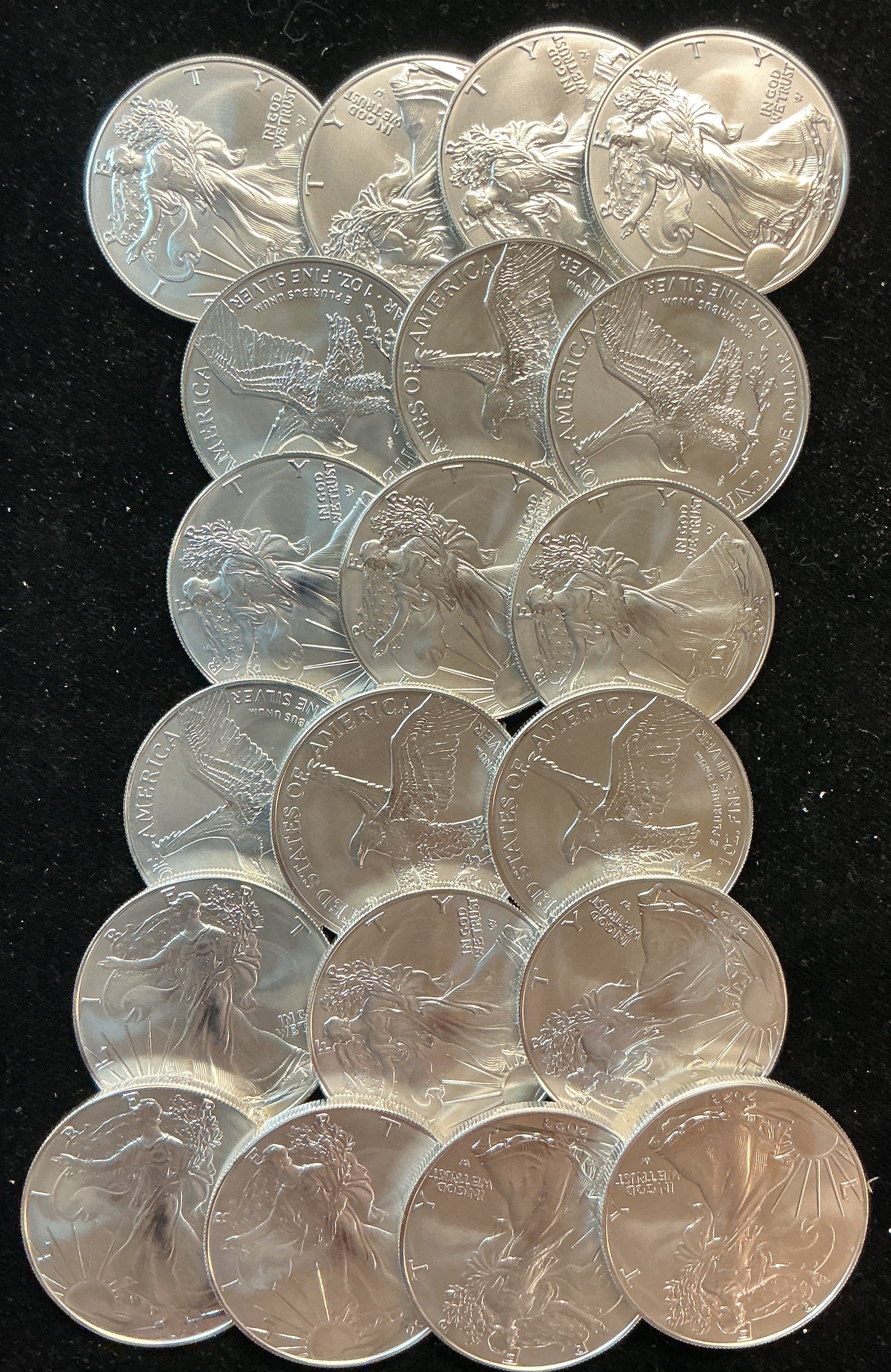 2023 American Silver Eagle Rolls. Store #SR031