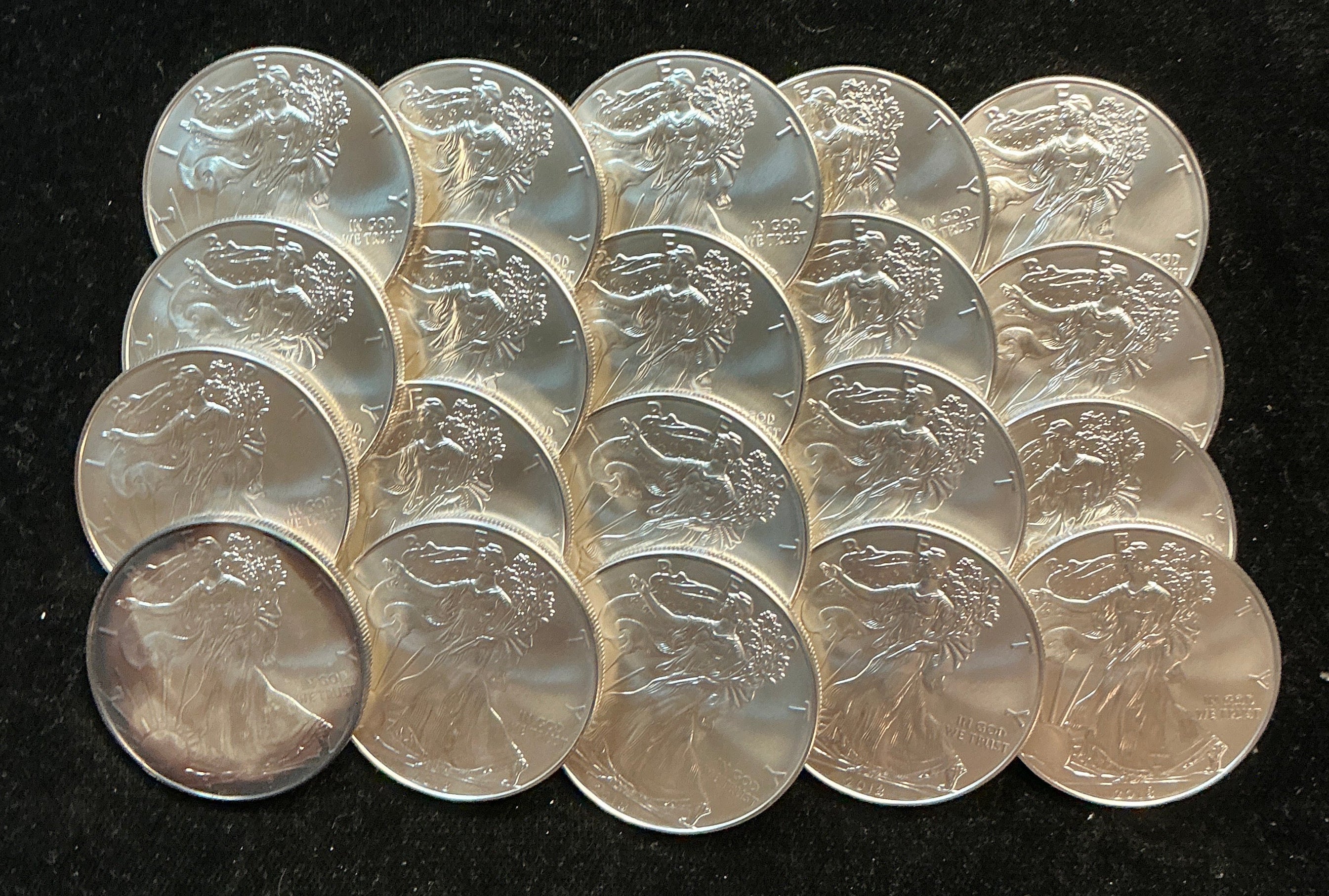 2018 American Silver Eagle Rolls. Store #SR013