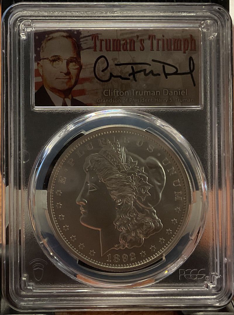 .999 silver, 1 Troy Ounce, 2023 Fiji Privy Morgan Ag, PCGS MS-70, Store