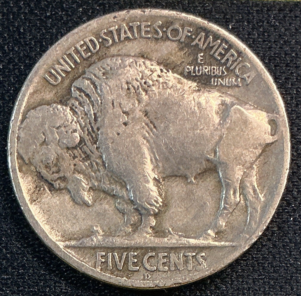 1924-D Buffalo Nickel, Fine+ Circulated Coin, Store #NL1047