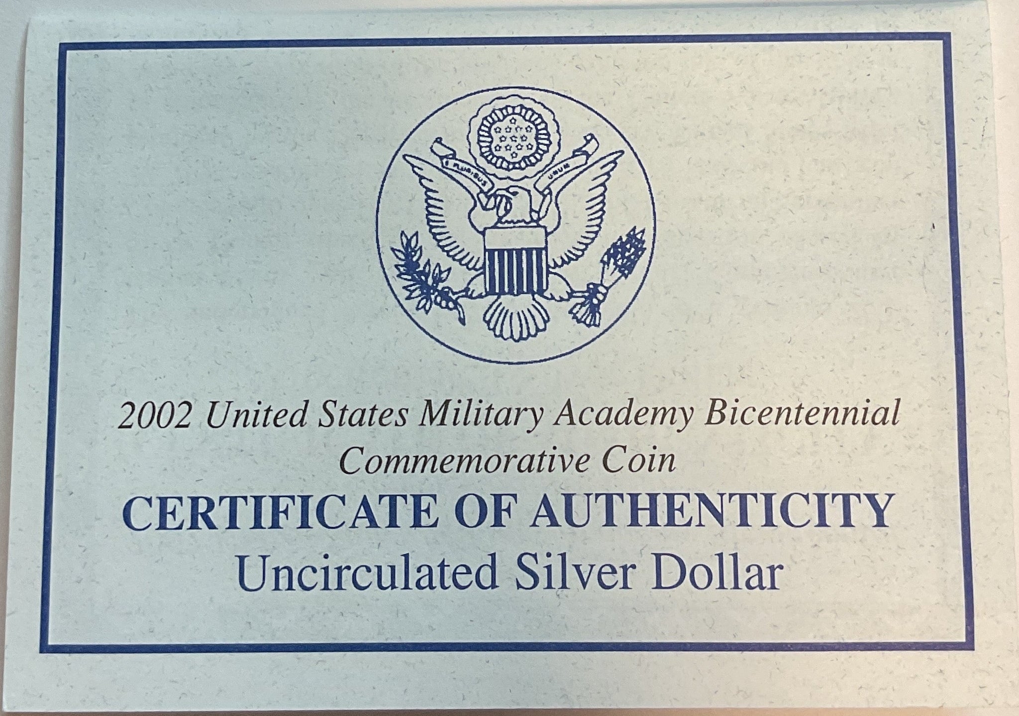 2002 U.S. Military Academy Bicentennial Commemorative Coin, #GMC282