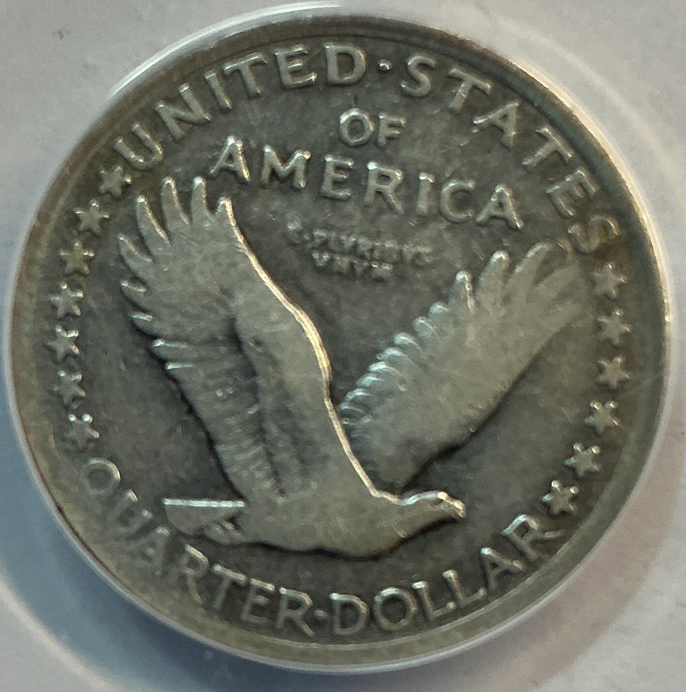 1917 Standing Liberty Quarter., Type-1., ANACS VG-10, Store #QR1600