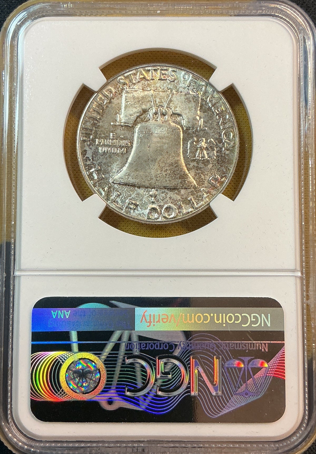 1954 Franklin Half Dollar, NGC MS 64 FBL, Store #HR2111