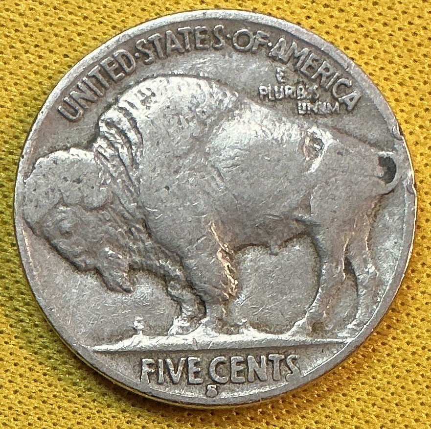 1929-S Buffalo Nickel, Very Good Circulated Coin, Store #NL1082