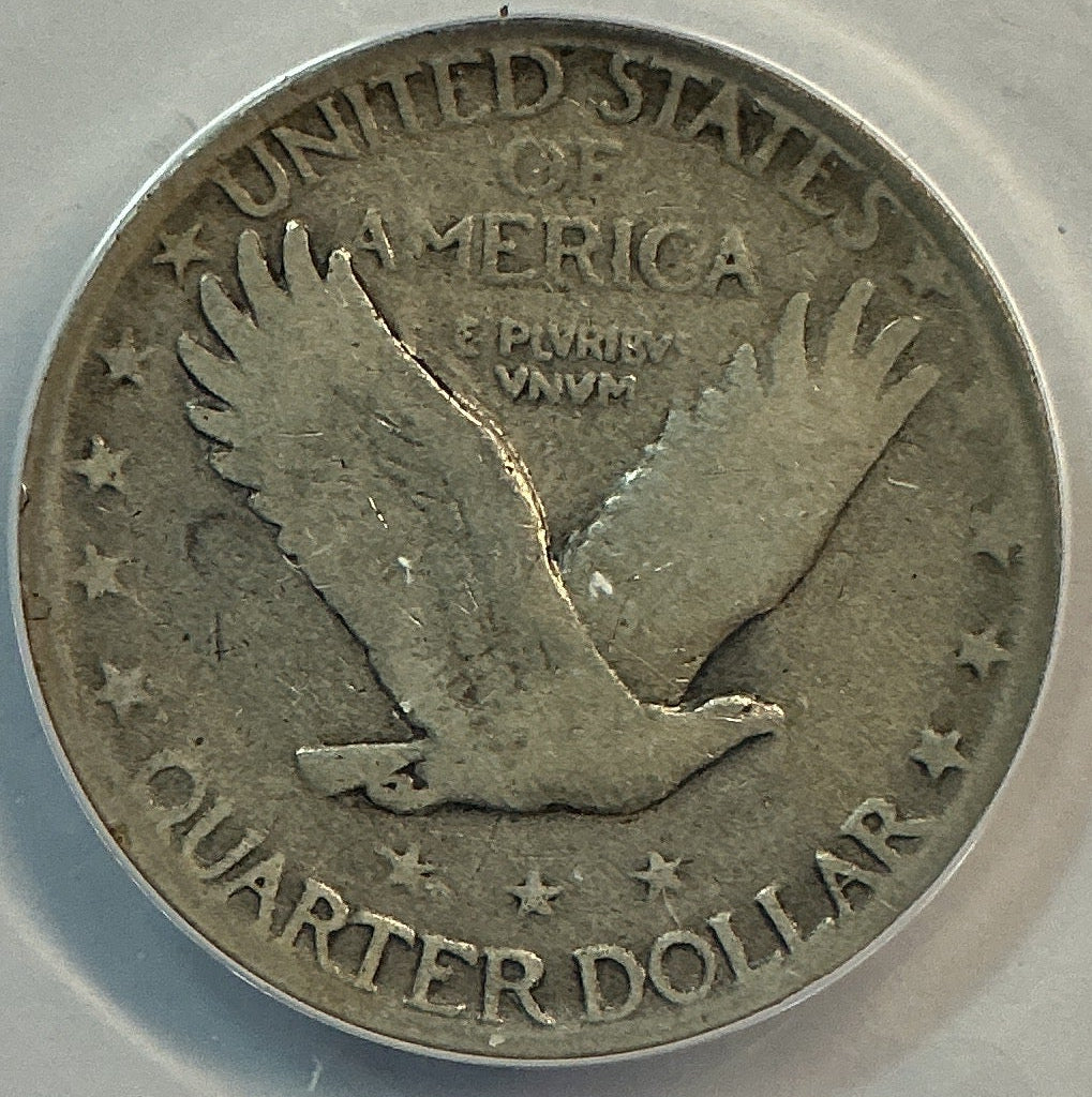 1927-S Standing Liberty Quarter, ANACS VG-8, Store #QR1628