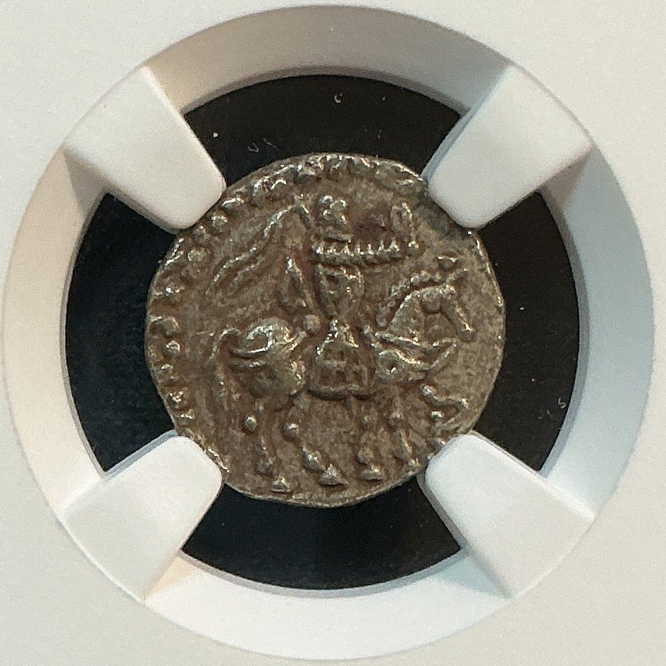 Ancient Coinage, XF, Greek Coinage, Bactria, Indo-Greeks, c.58 BC, Store #AT0047