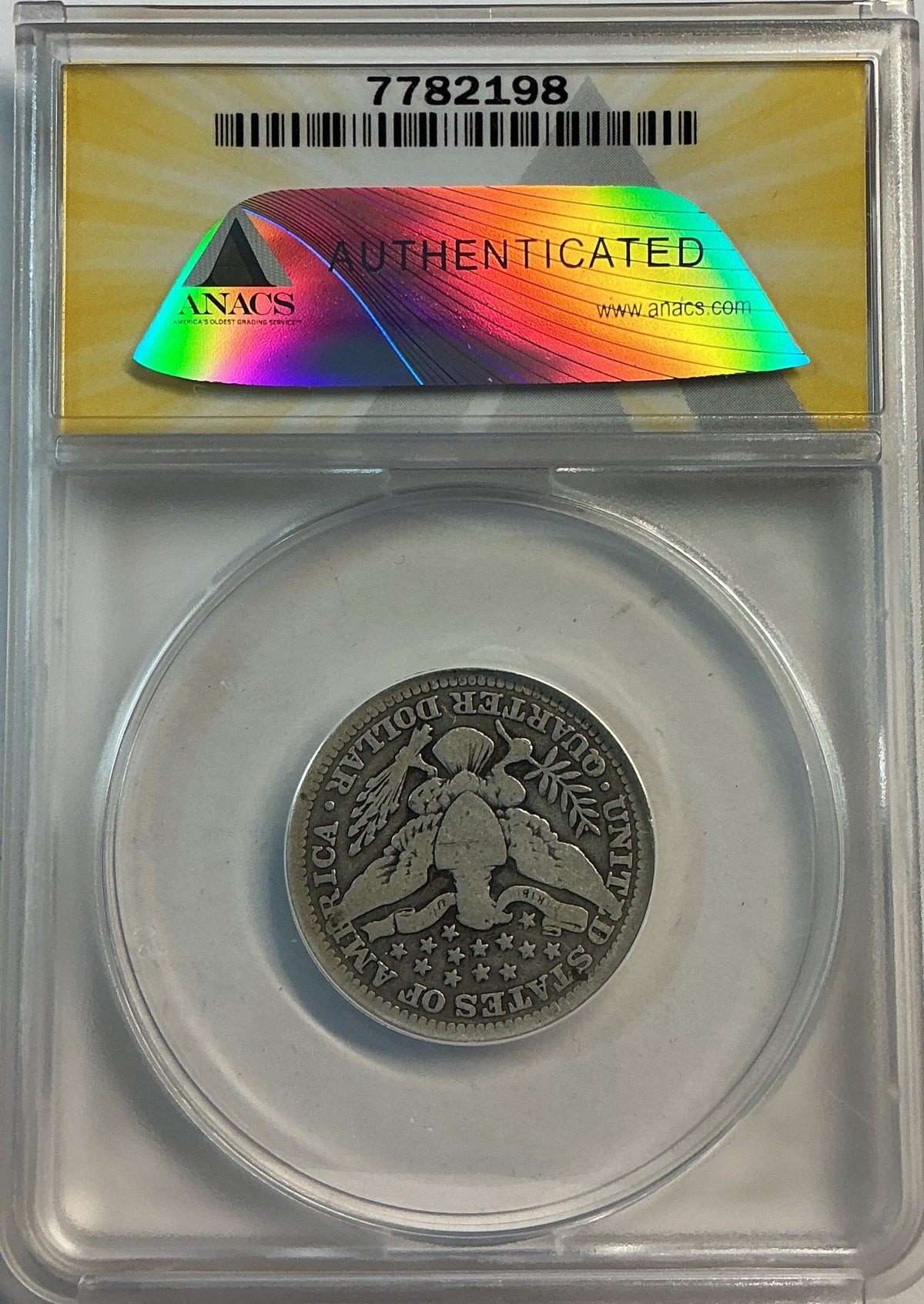 1914 Barber Quarter, ANACS Good 6. Store #QR1535