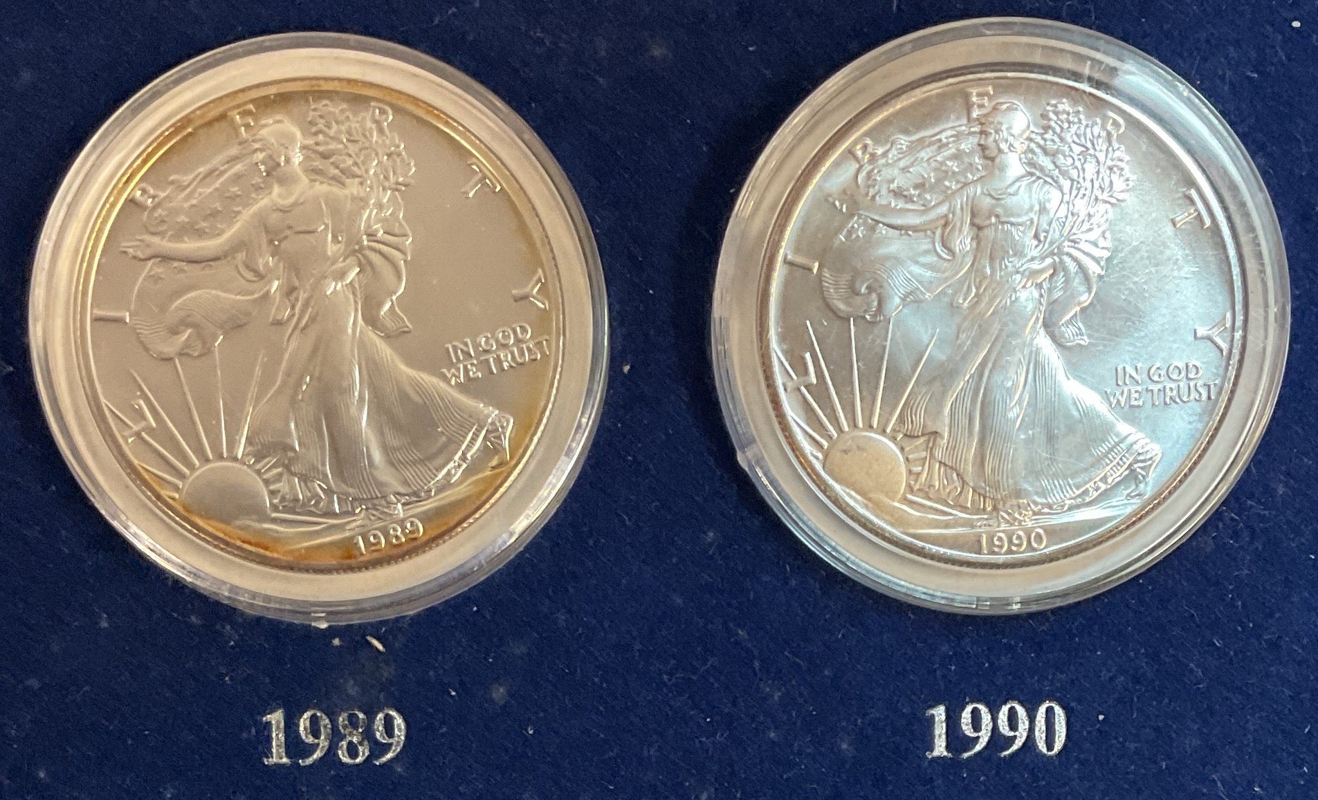1986-2000 American Eagle Silver Dollar Collection, 15 Coins! Store# AE001