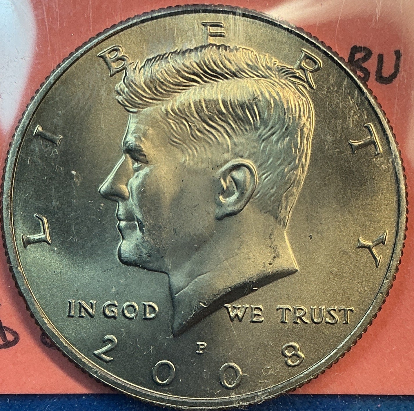 2008 Kennedy Half Dollar. Modern Half. Gem UN-Circulated. Store #HR1836
