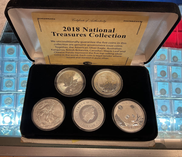 .999 Fine Silver, National Treasures, Silver Coin, Great Christmas Present, Store #SR031