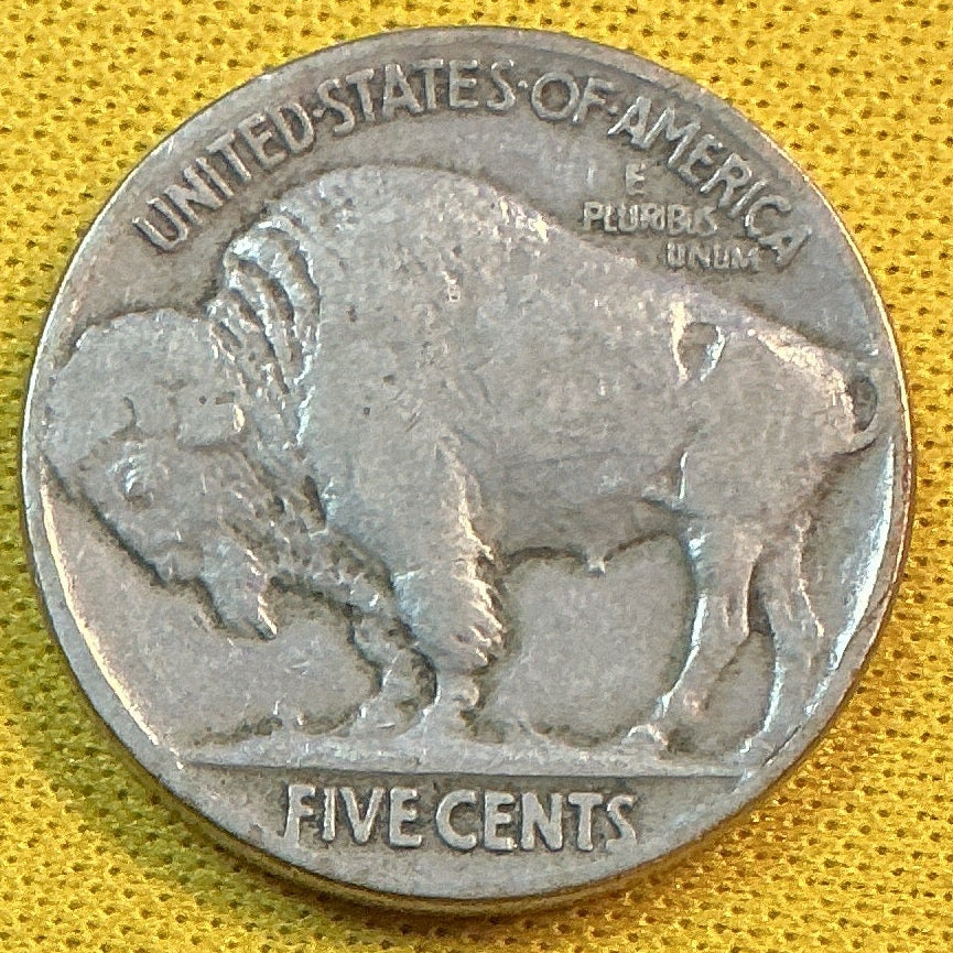 1928 Buffalo Nickel, Very Good Circulated Coin, Store #NL1072