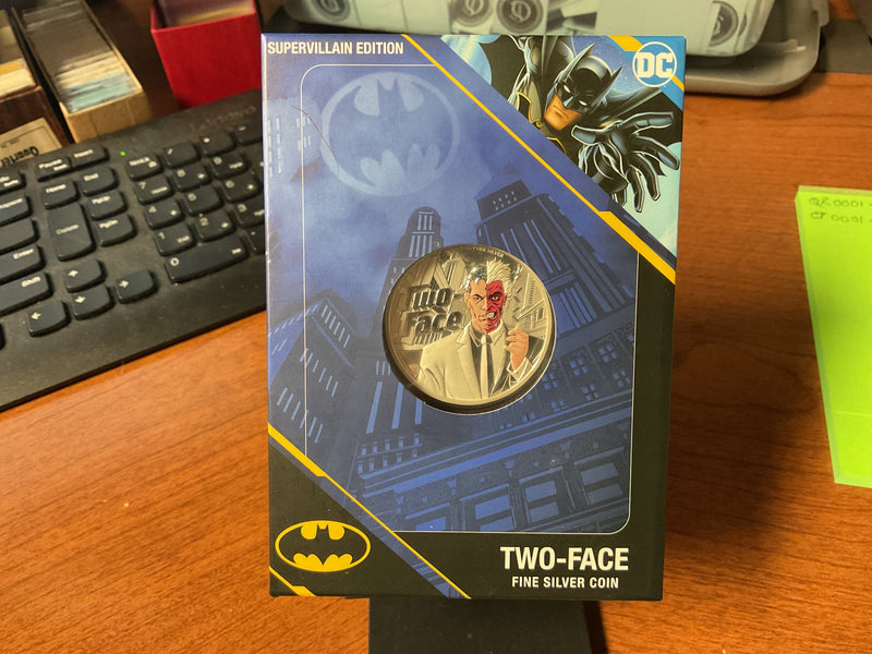 .999 Fine Silver, Two-Face Coin, 1 oz Silver, Great Christmas Present, Store