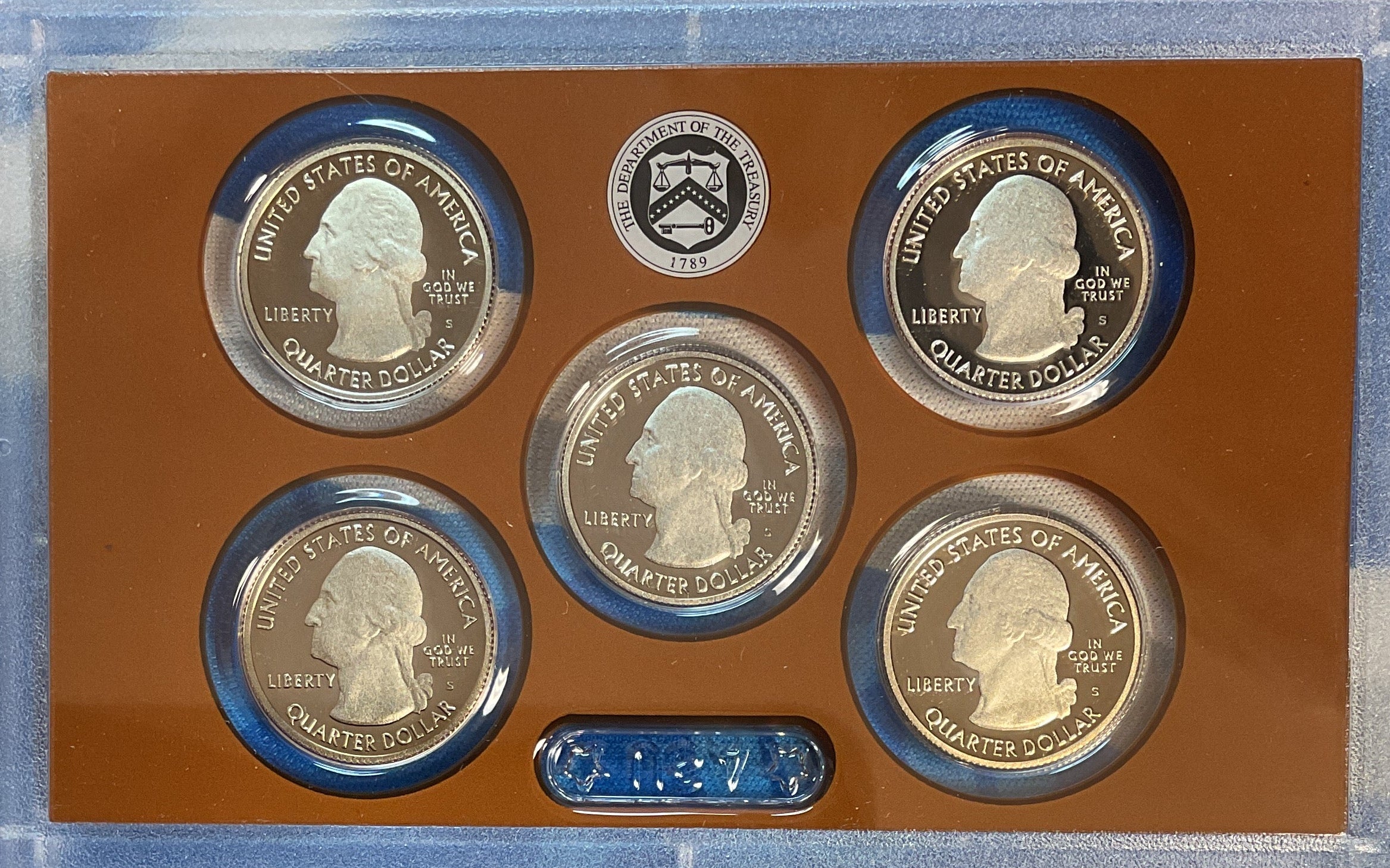 2011 U.S. Mint America the Beautiful Quarters Proof Set, in Original Government Packaging.