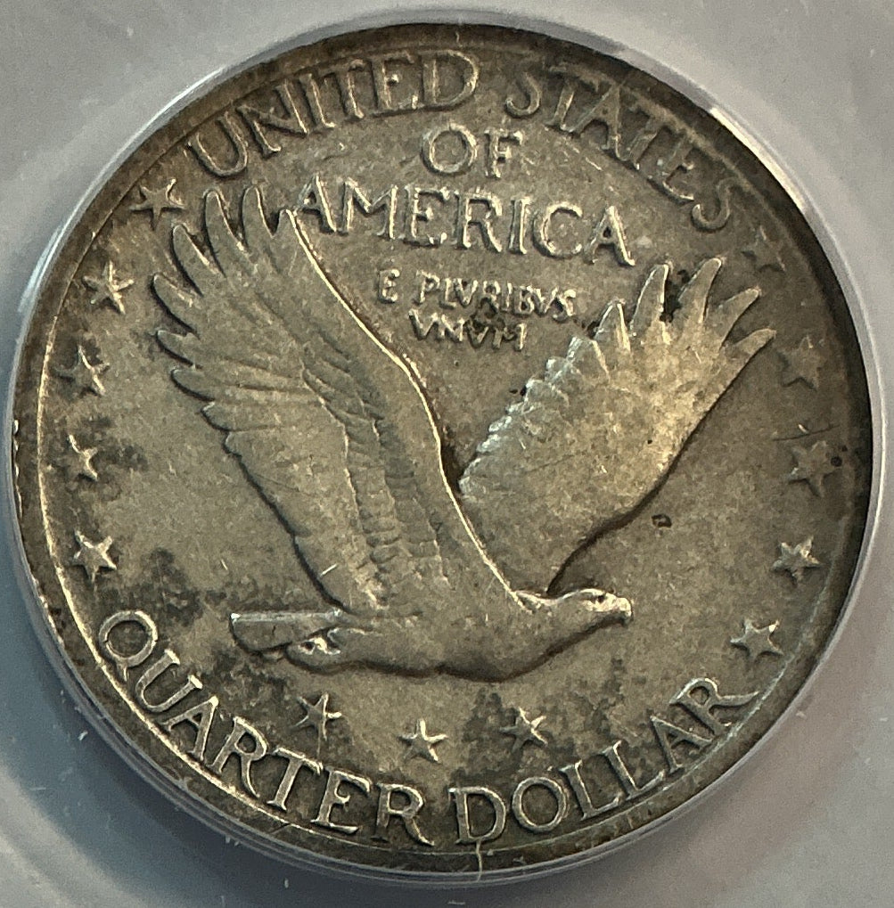 1924 Standing Liberty Quarter, ANACS F-12, Store #QR1619