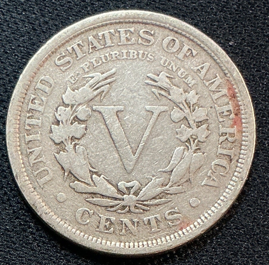 1908 Liberty Nickel, Very Good Circulated Coin, Store #NL904