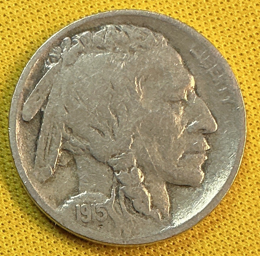 1915-S Buffalo Nickel, Fine Circulated Coin, Store #NL962