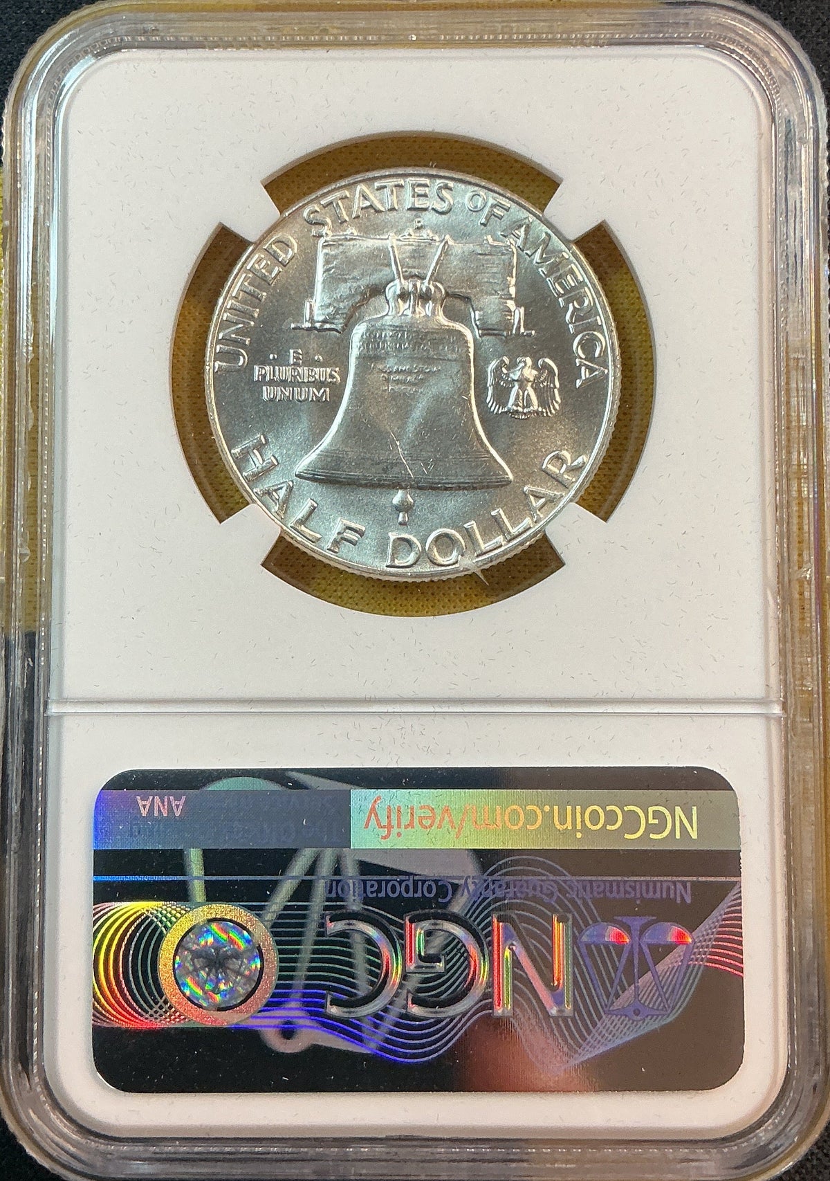 1957-D Franklin Half Dollar, NGC MS 64 FBL, Store #HR2113