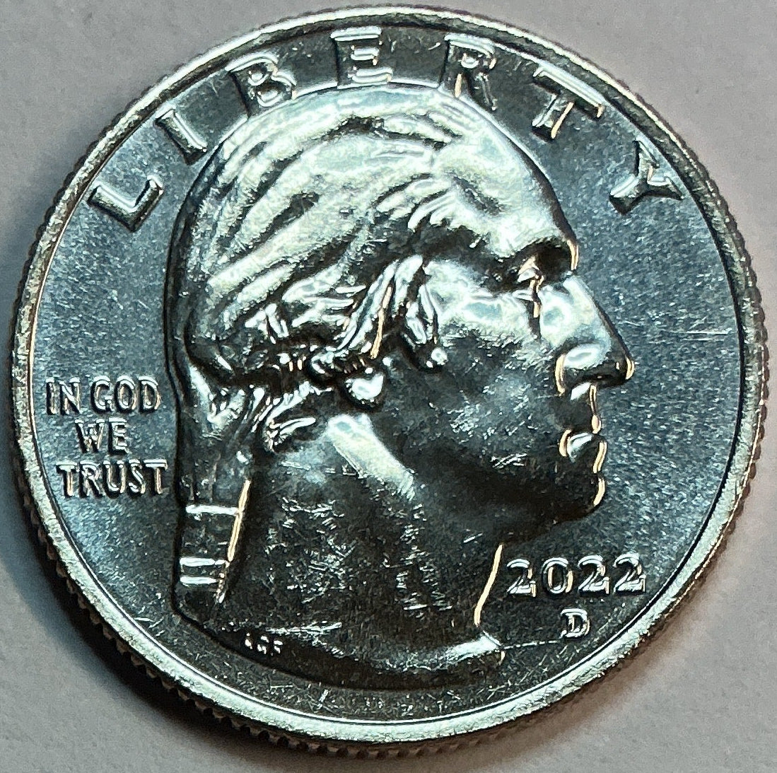 2022-D Dr. Nina Otero-Warren, Washington Quarters, American Women Collection 2022-2025