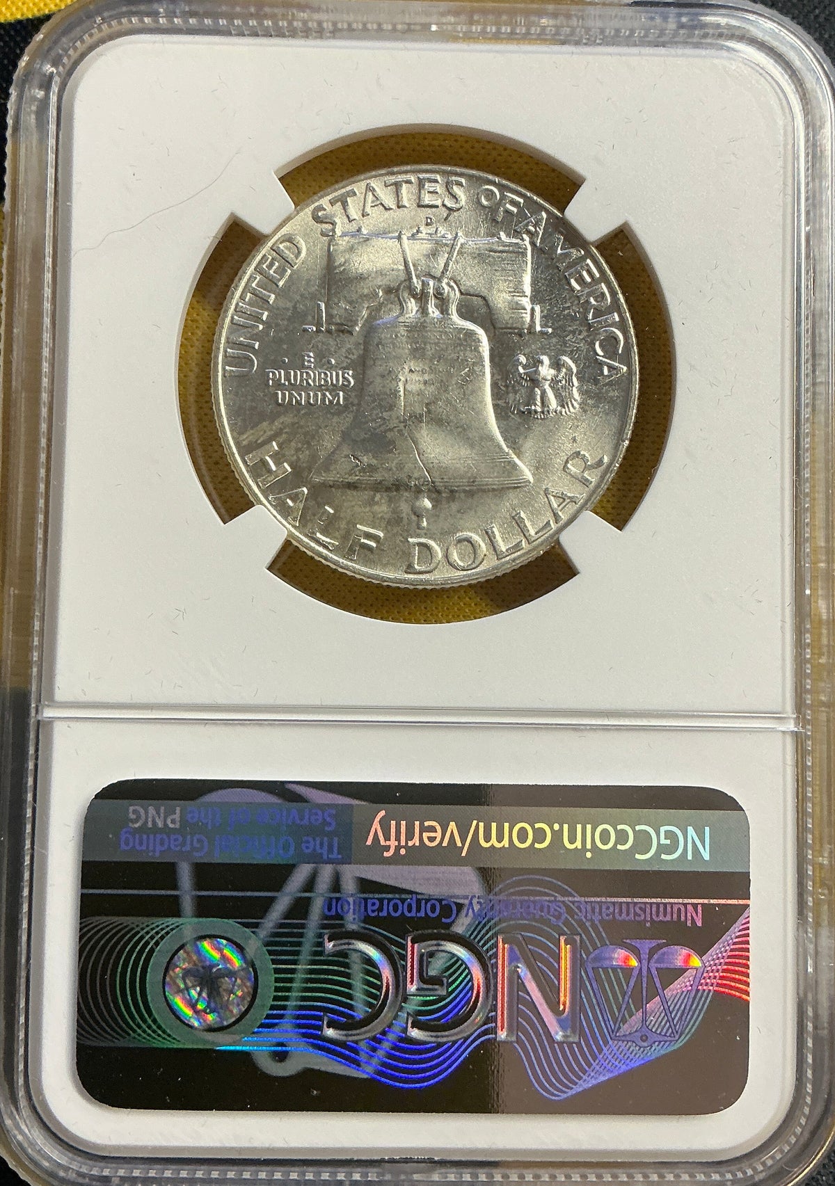 1959-D Franklin Half Dollar, NGC MS 64, Store #HR2108
