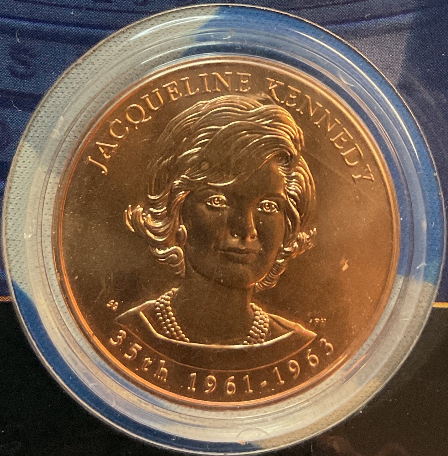 Presidential $1 Coin and First Spouse Medal Set. John F. Kennedy. Store # 12737