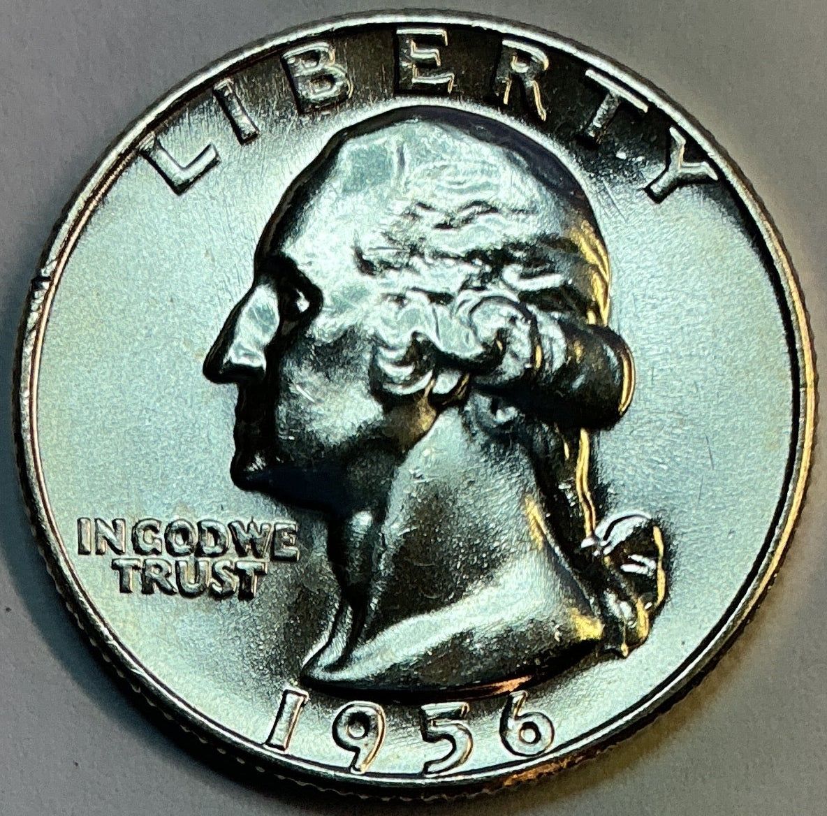 1956-D Washington Silver Quarter, Uncirculated Coin, Store #QR1775
