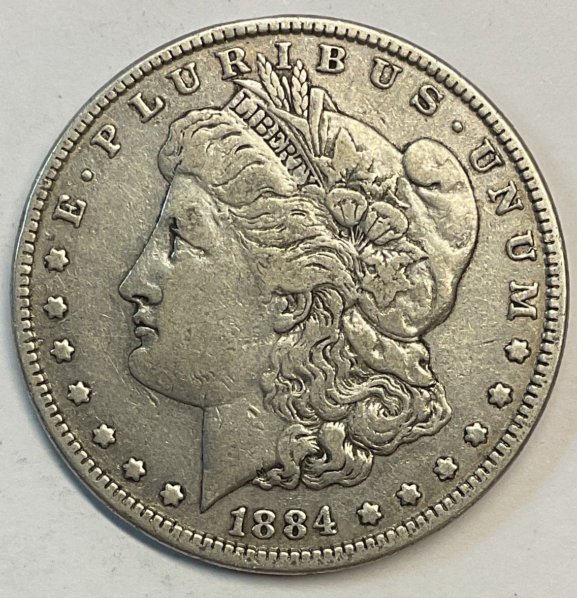1884 Morgan Dollar, Very Fine Circulated Coin, Store #DR0865