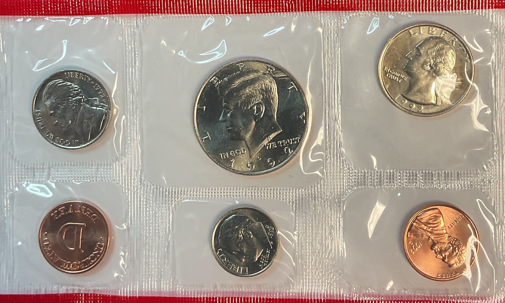 1992 United States Un-Circulated 12-Coin Mint Set