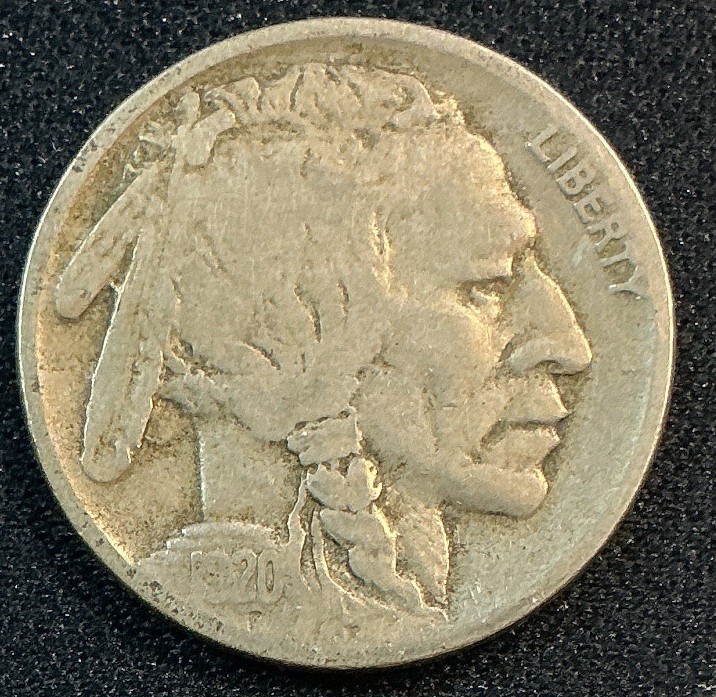 1920-D Buffalo Nickel, Very Good+ Circulated Coin, Store #NL1014