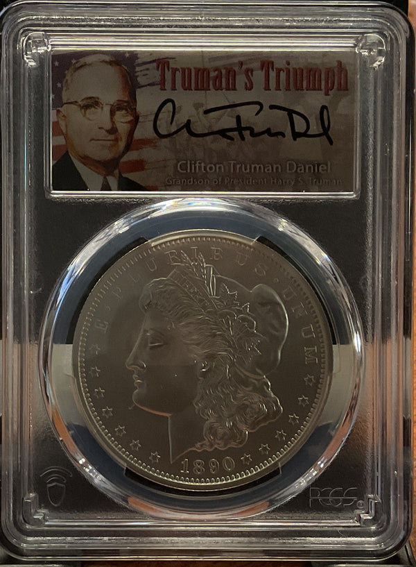 .999 silver, 1 Troy Ounce, 2023 Fiji Privy Morgan Ag, PCGS MS-70, Store #SR061