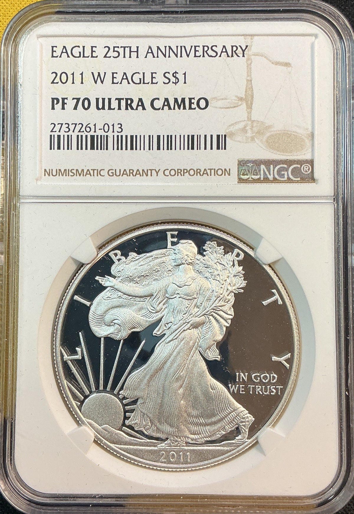 2011-W American Silver Eagle $1, NGC PF-70 Ultra Cameo, Store #AE0554